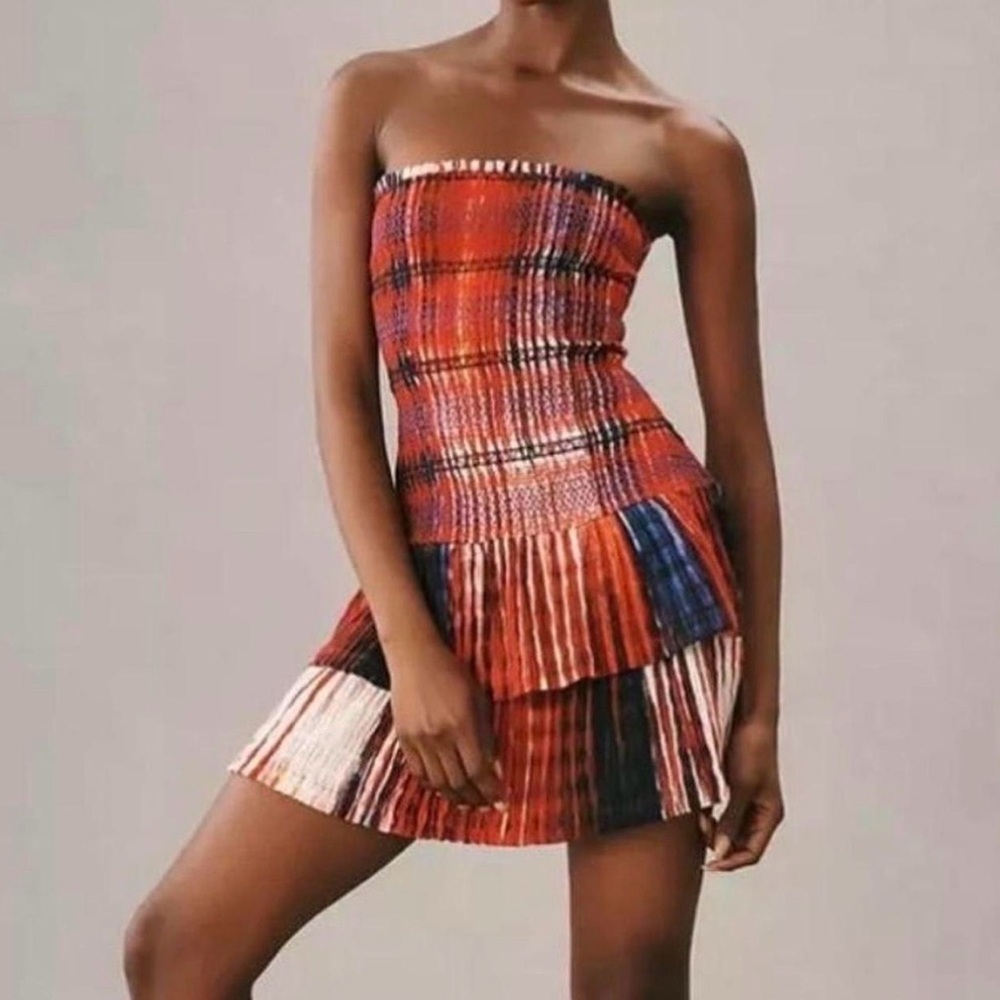 Anthropologie Strapless Dress